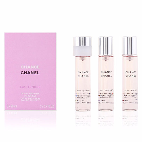 Chanel - Chance Eau Tendre eau de toilette twist & spray 3 refills 3 x 20 ml