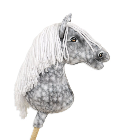 Premium Keppihevonen / Hobby Horse - Dapple grey with white A3