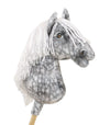 Premium Keppihevonen / Hobby Horse - Dapple grey with white A3