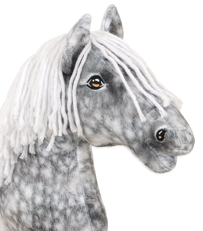 Premium Keppihevonen / Hobby Horse - Dapple grey with white A3