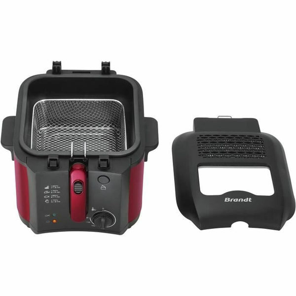 Rasvakeitin Brandt Musta-Punainen 1 kg 2,5 L - Vuodevaatteet.fi