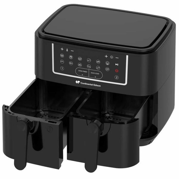 Continental Edison Öljytön Friteerauslaite 9L 2400W Musta - Vuodevaatteet.fi