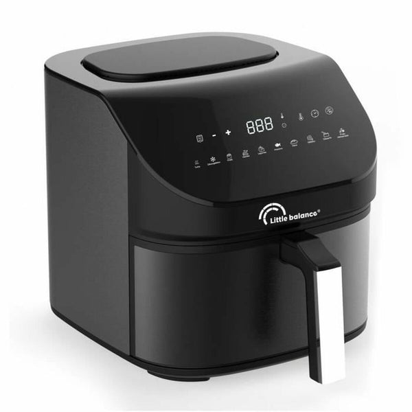 Little Balance Crousty Light XL Ilmafriteerauskeitin 7L Musta - Vuodevaatteet.fi