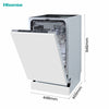 Hisense Integroitu Astianpesukone 45 cm