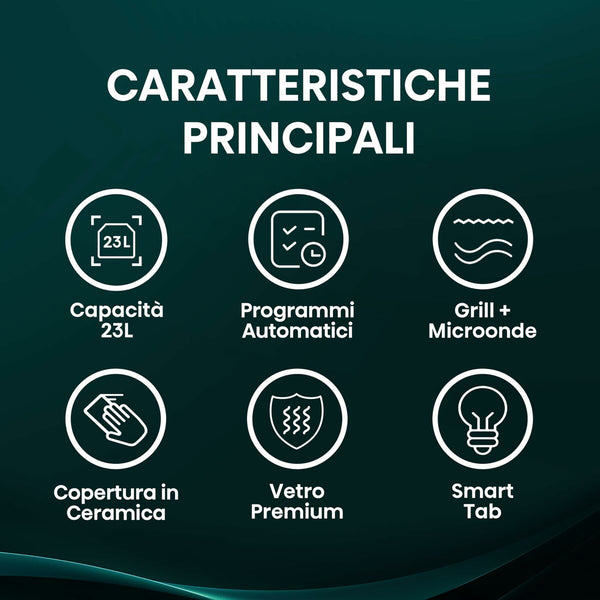 Hisense musta mikroaaltouuni grillillä 23L - Vuodevaatteet.fi