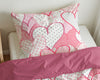 Lasten Pussilakanasetti Hearts love Vaaleanpunainen 140 x 200/220