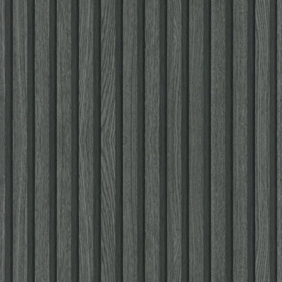 Noordwand Tapetti Botanica Wooden Slats musta ja harmaa