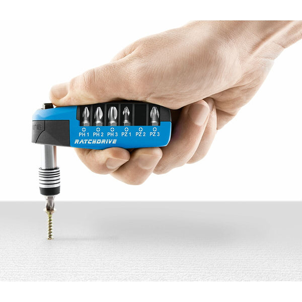 WITTE Tarkkuusruuvimeisseli Ratchdrive Teräsetti