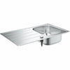 Grohe harmaa pesuallas yhdellä altaalla