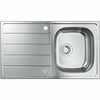 Grohe harmaa pesuallas yhdellä altaalla
