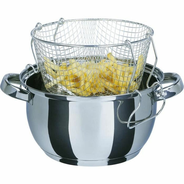 GSW Ruostumaton Teräskattila ja Kori Ø 22 cm Hopea