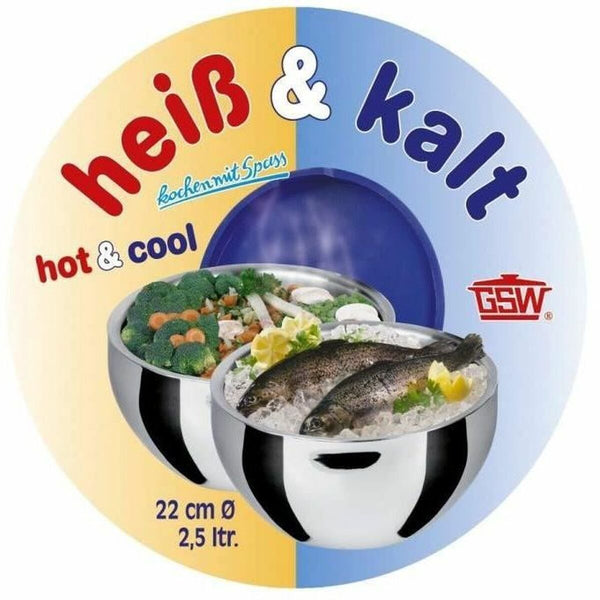 GSW Ruostumaton Teräskulho 30 cm 5,5 L