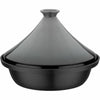 Tagine-vuoka kannella, musta/harmaa