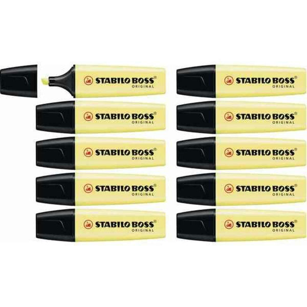 Stabilo BOSS Original Keltainen Korostuskynä 10 kpl