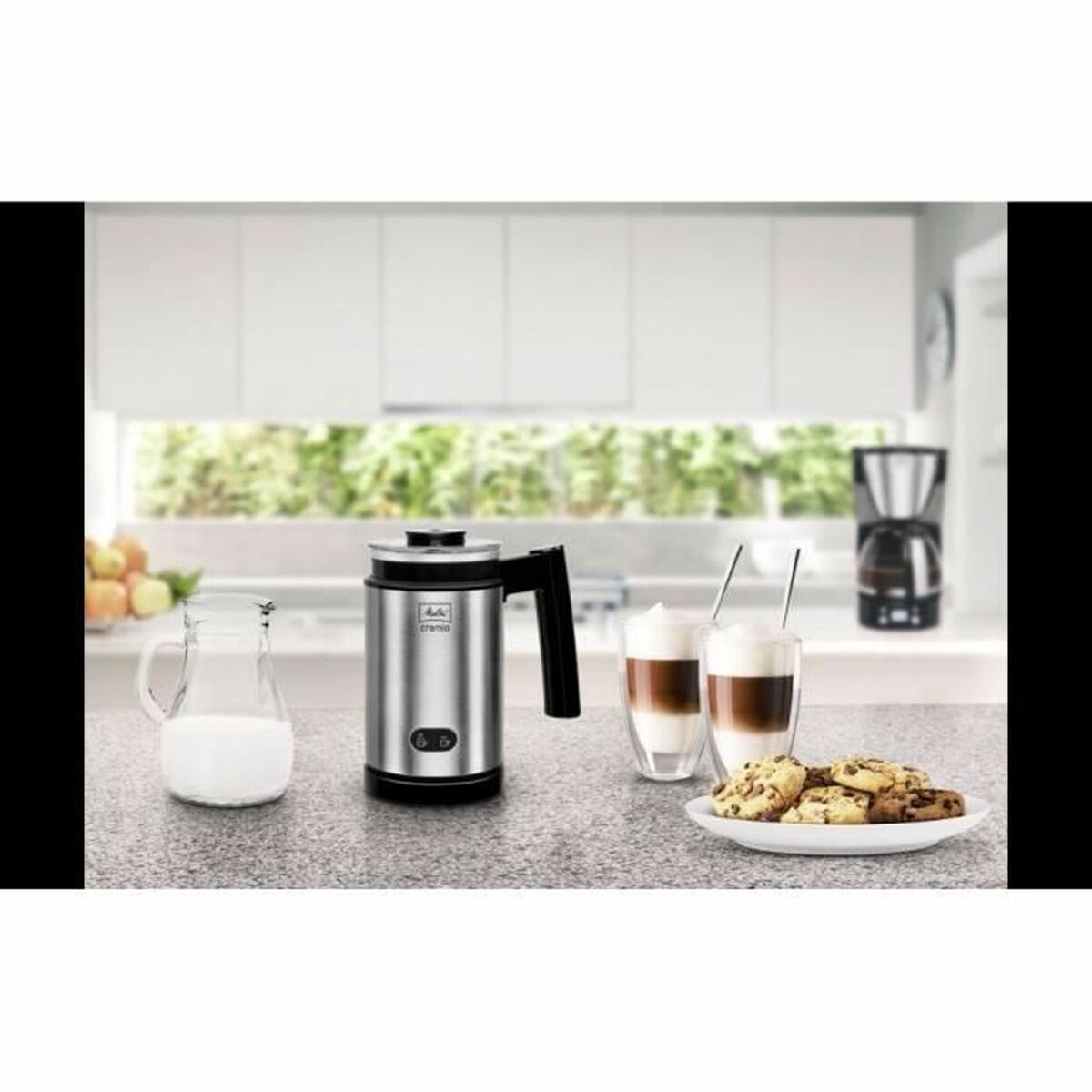 Melitta sähköinen maidonvaahdotin 450W, musta
