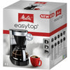 Melitta Easy Top II kahvinkeitin, musta
