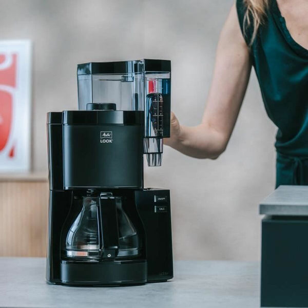 Melitta Look V Basic suodatinkahvinkeitin, musta - Vuodevaatteet.fi