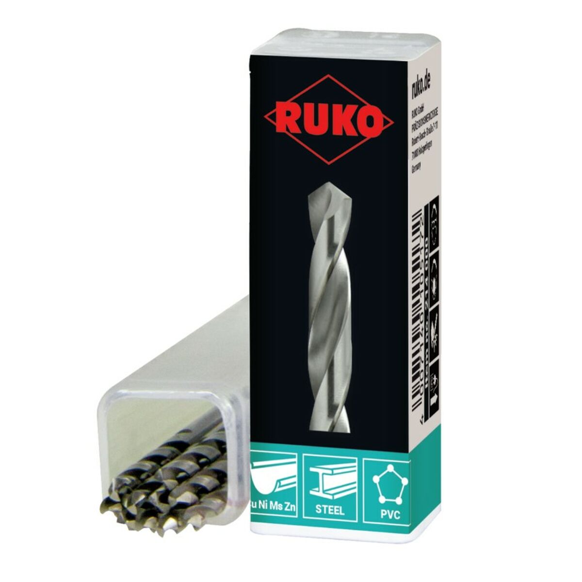 RUKO metalliporanterä 5 mm, 10 kpl