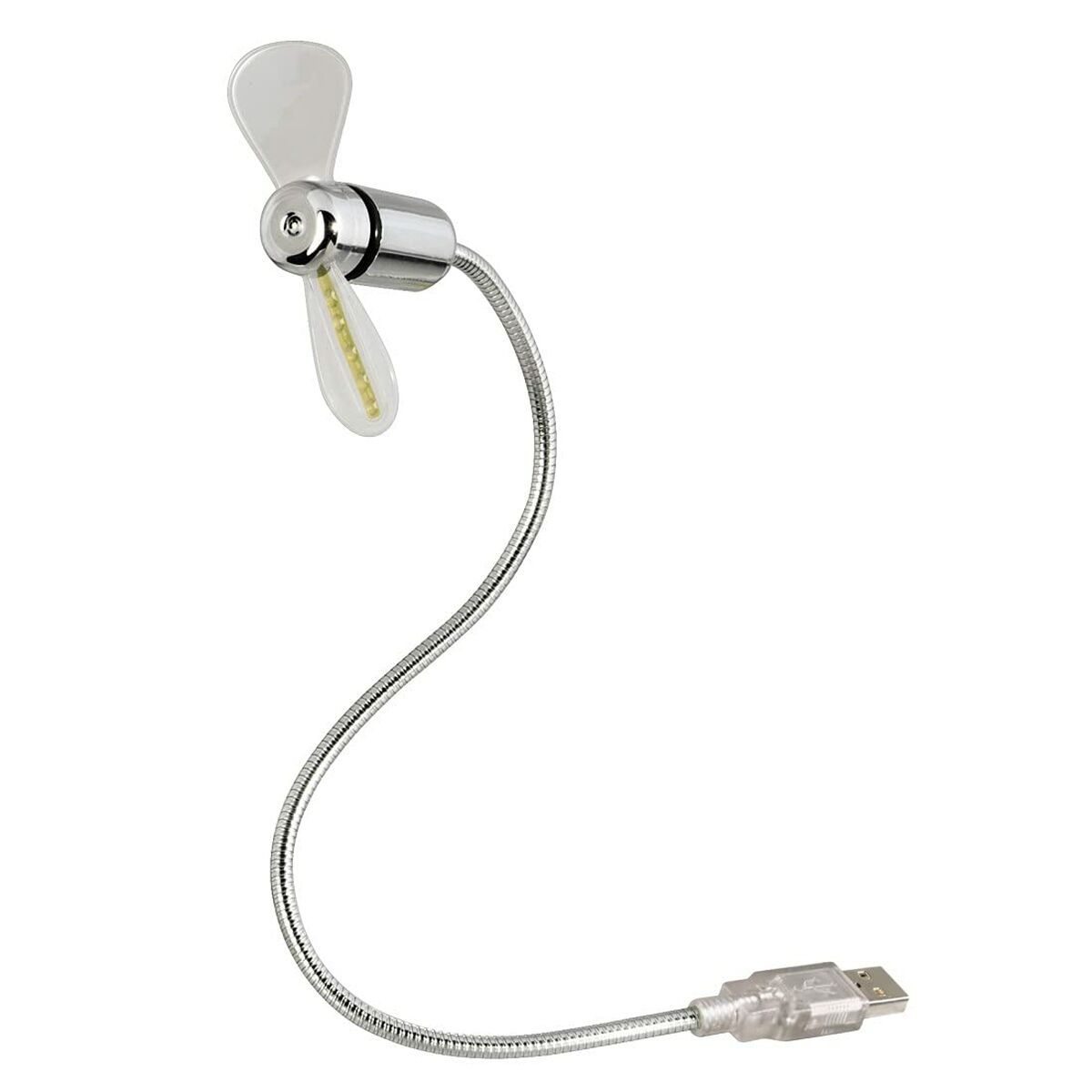 Hama USB-pöytätuuletin hopeinen