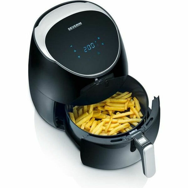 Severin Airfryer 5L Musta - Vuodevaatteet.fi
