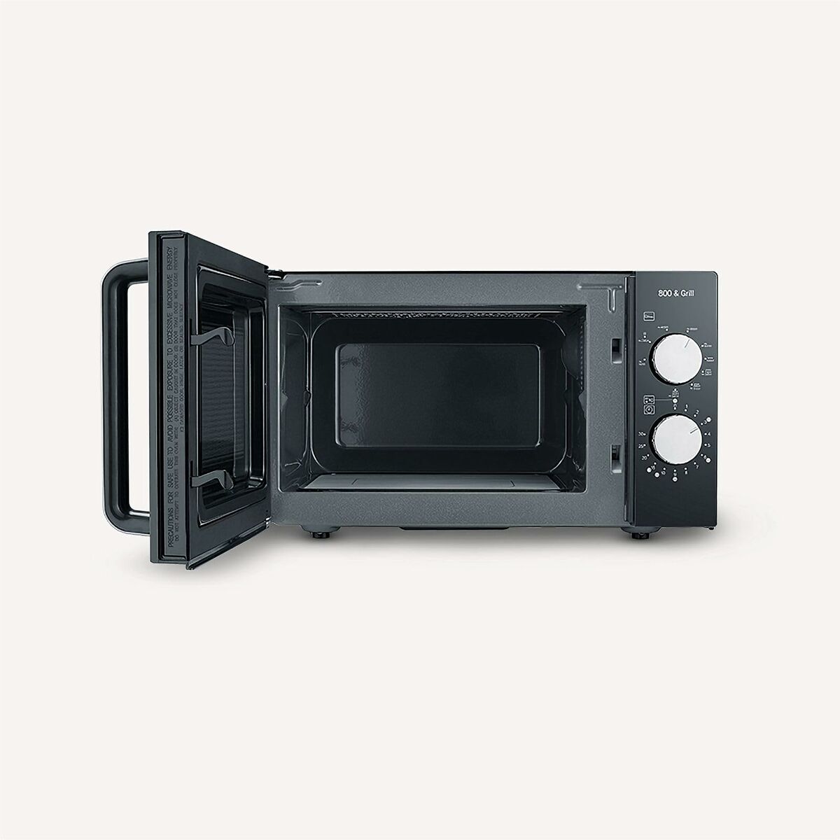 Severin 20L Musta Mikroaaltouuni Grillillä - Vuodevaatteet.fi
