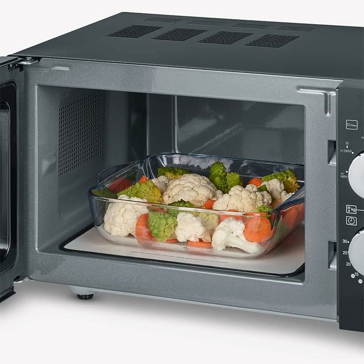 Severin 20L Musta Mikroaaltouuni Grillillä - Vuodevaatteet.fi