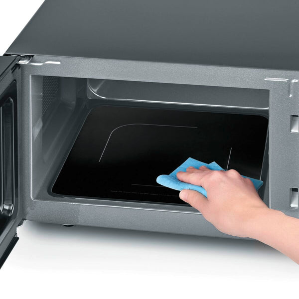 Severin 20L Musta Mikroaaltouuni Grillillä - Vuodevaatteet.fi