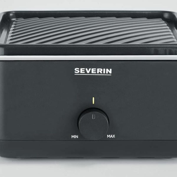 Severin raclette-grilli 4 hengelle, musta - Vuodevaatteet.fi