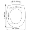 SCHÜTTE Duroplast WC-istuin Soft-Close CARRIBEAN pinta