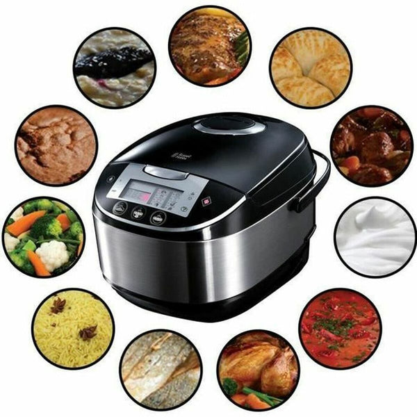 Russell Hobbs Monitoimihöyrystin Musta Ruostumaton Teräs - Vuodevaatteet.fi