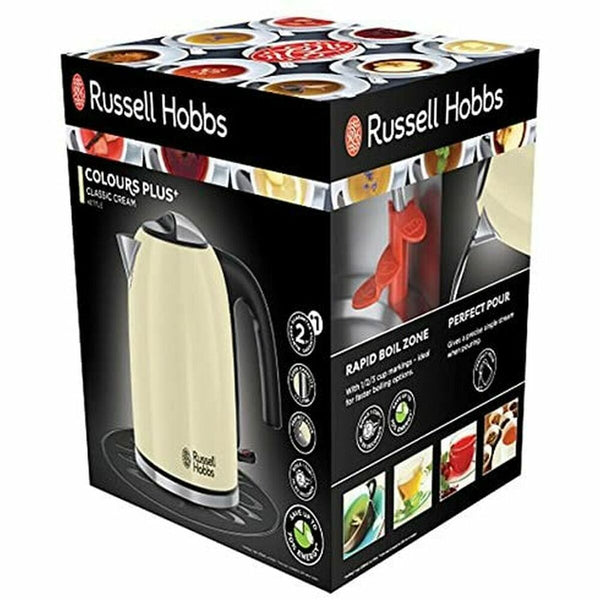 Russell Hobbs vedenkeitin 1,7 L kermanvärinen - Vuodevaatteet.fi