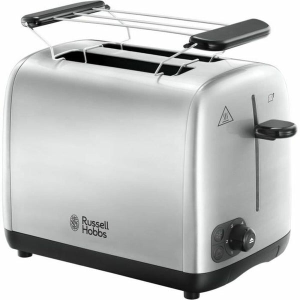 Russell Hobbs Hopeinen Leivänpaahdin 850W - Vuodevaatteet.fi