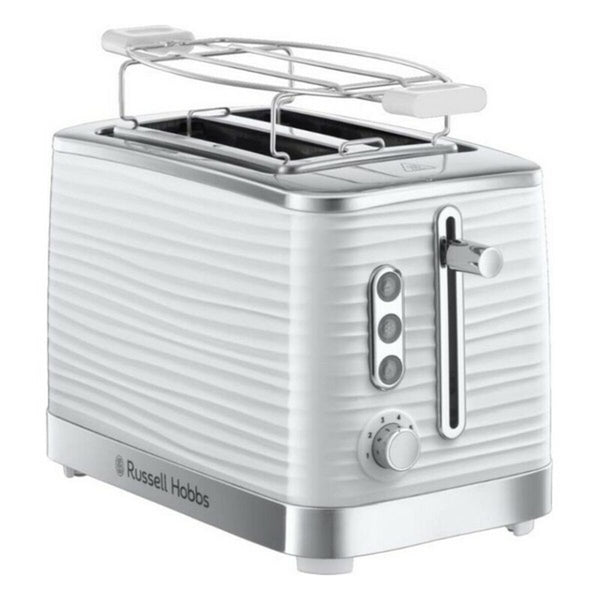 Russell Hobbs Valkoinen Leivänpaahdin 1050W - Vuodevaatteet.fi