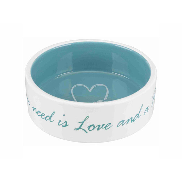 Trixie koiran ruoka-annostelija, sininen ja kerma, 300 ml