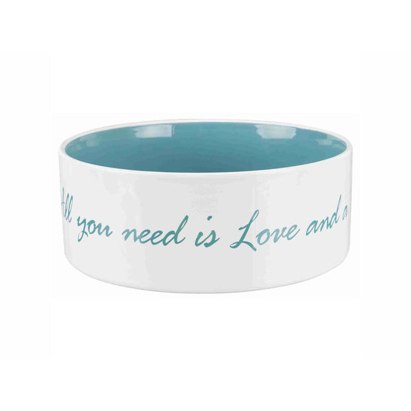 Trixie koiran ruoka-annostelija, sininen ja kerma, 300 ml