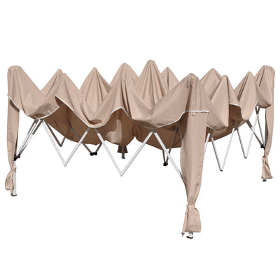 Kokoontaittuva juhlateltta 3x3 m beige