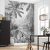 Komar Valokuvaseinämaalaus Lac Tropical Black & White 200x270 cm