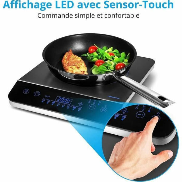 Medion Musta Induktiokeittotaso 2000 W - Vuodevaatteet.fi