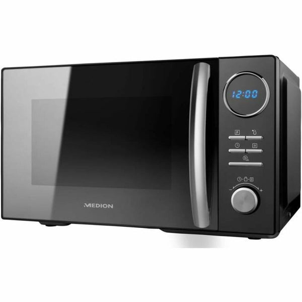 Musta Mikroaaltouuni 900 W 23 L - Vuodevaatteet.fi