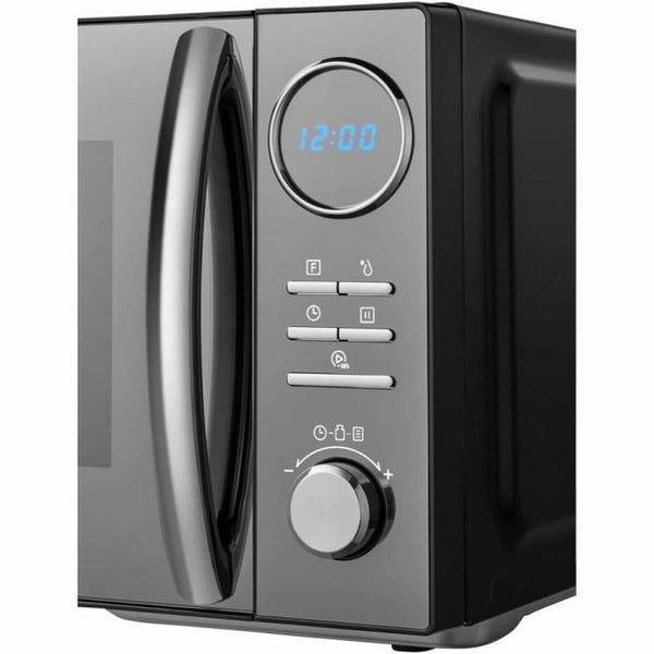 Musta Mikroaaltouuni 900 W 23 L - Vuodevaatteet.fi