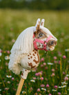Super Hobby Horse - Super Hobby Horse Premium keppihevonen ruskea leopardi valkoisella harjalla A5