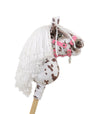Super Hobby Horse - Super Hobby Horse Premium keppihevonen ruskea leopardi valkoisella harjalla A5