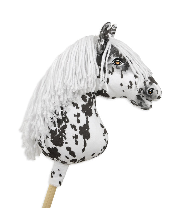 Super Hobby Horse - Super Hobby Horse Premium keppihevonen leopardihevonen valkoisella harjalla A3