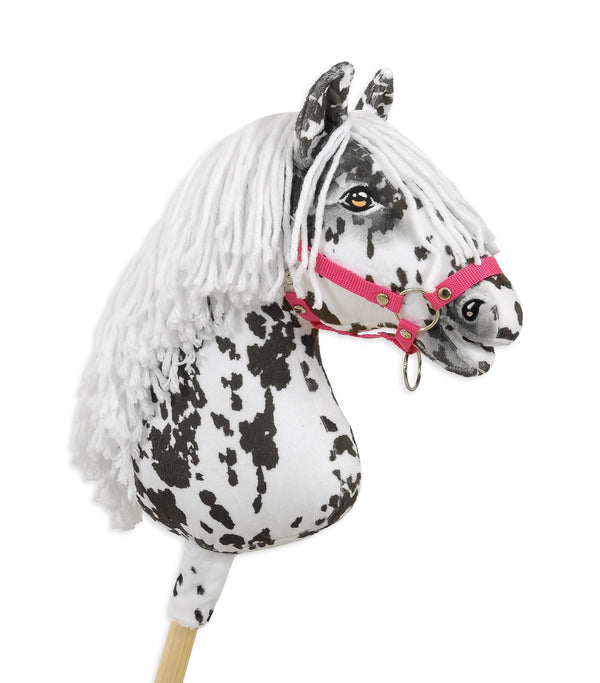 Super Hobby Horse - Super Hobby Horse Premium keppihevonen leopardihevonen valkoisella harjalla A3