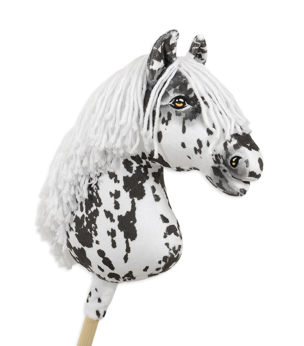 Super Hobby Horse - Super Hobby Horse Premium keppihevonen leopardihevonen valkoisella harjalla A3