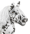 Super Hobby Horse - Super Hobby Horse Premium keppihevonen - leopardi valkoisella harjalla A4
