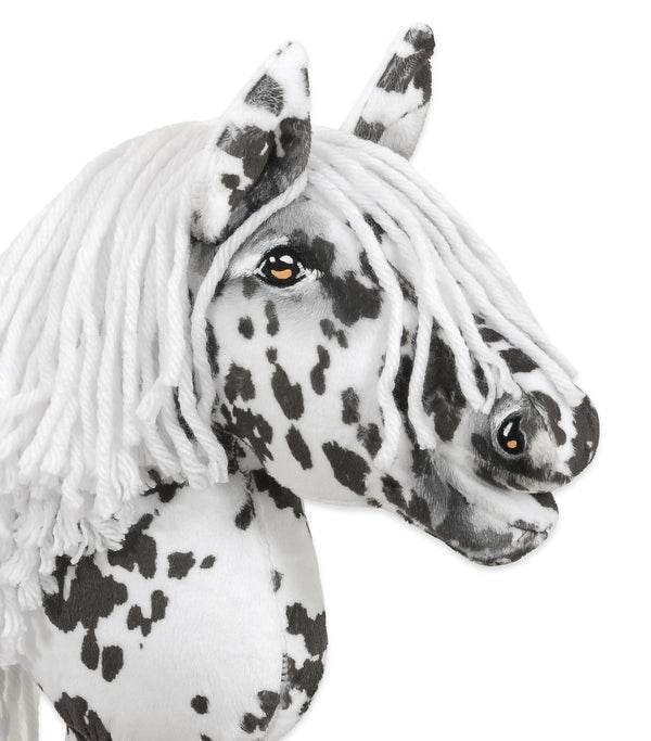 Super Hobby Horse - Super Hobby Horse Premium keppihevonen - leopardi valkoisella harjalla A4