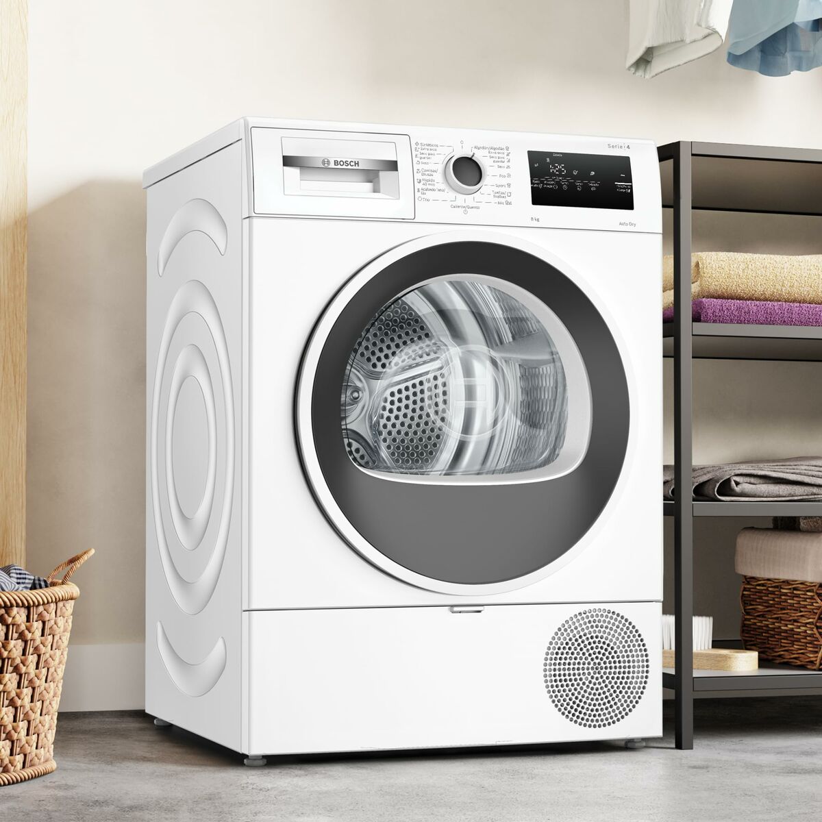 Bosch Kondensaatiokuivausrumpu 8 kg