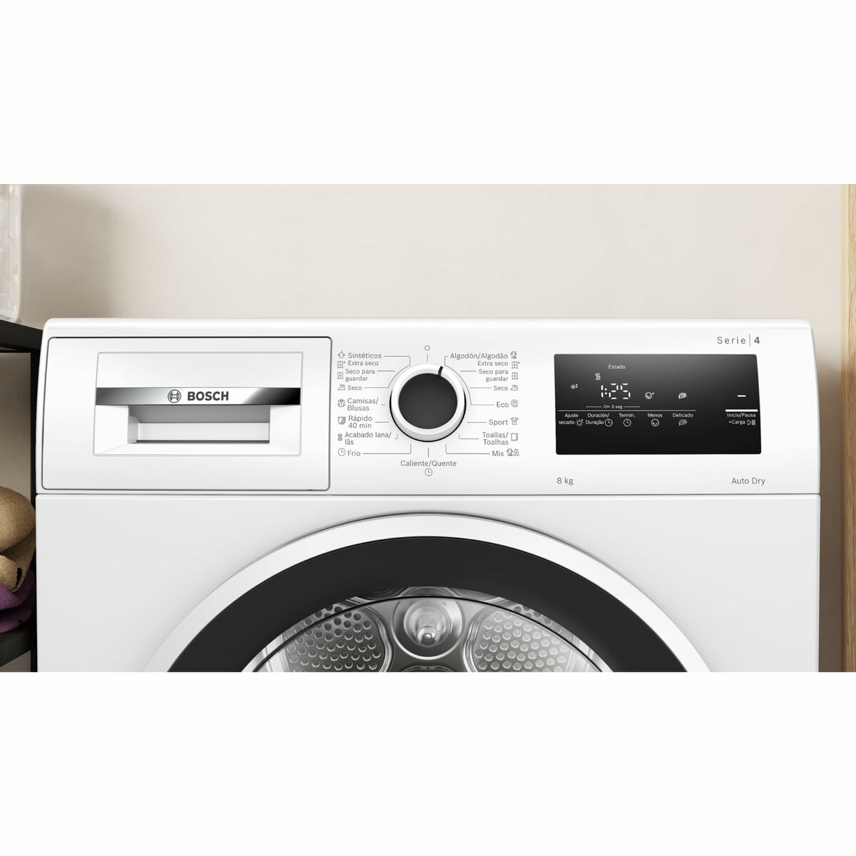 Bosch Kondensaatiokuivausrumpu 8 kg
