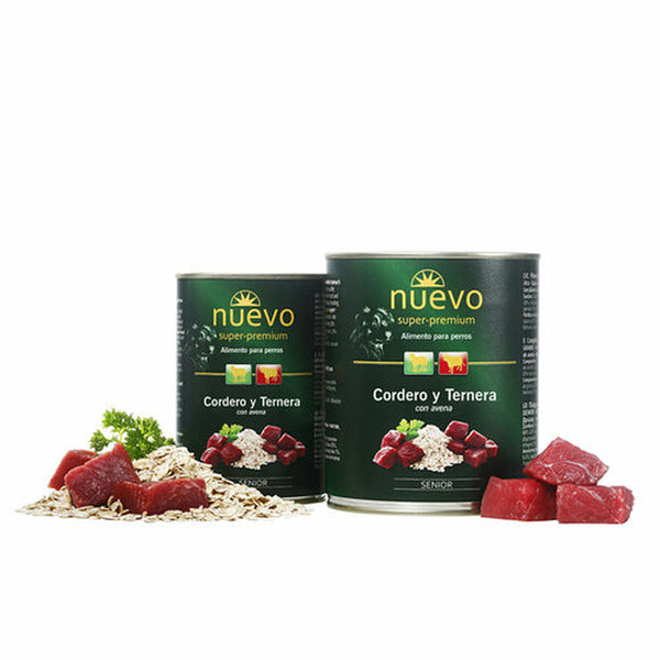 Nuevo Seniorikoiran Märkäruoka Nauta 400g
